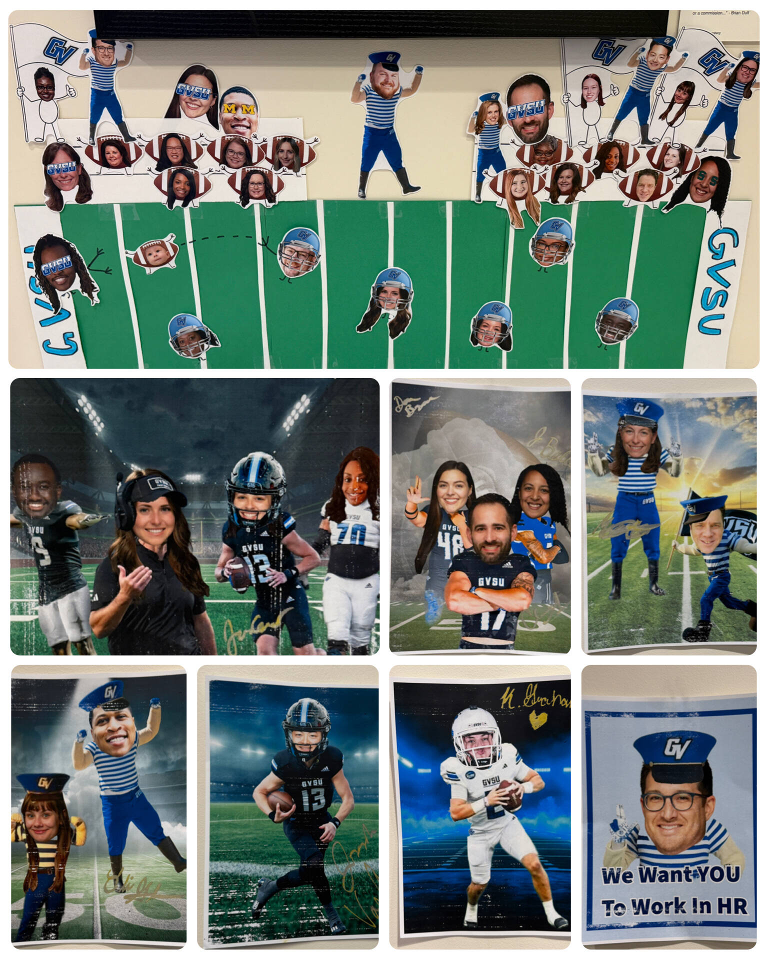 Photo of homecoming decorations